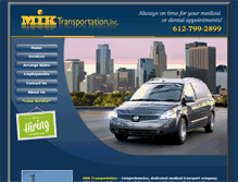 Tablet Screenshot of mik-transportation.com